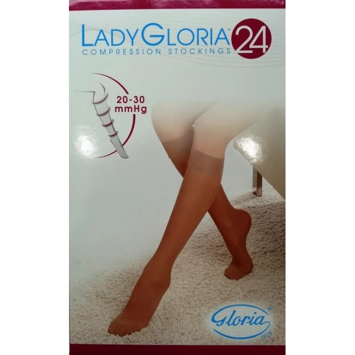 Ciorapi compresivi pana la genunchi LADY GLORIA 24