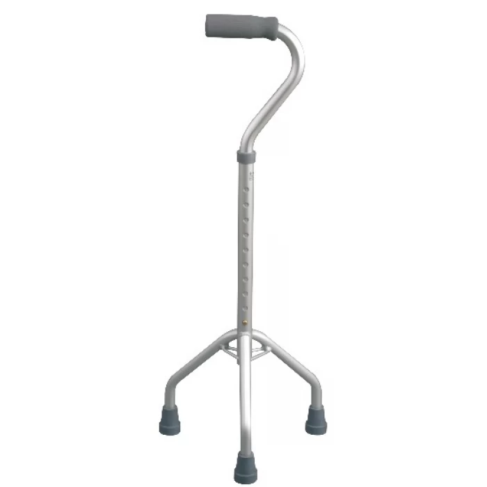 Baston ortopedic din aluminiu cu trei picioare